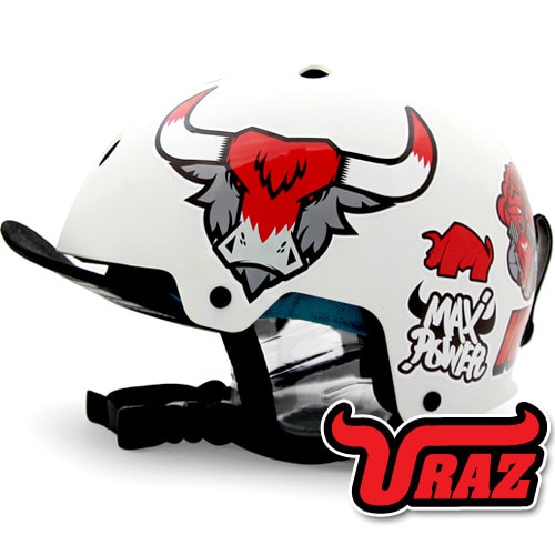 [그래피커] 0007-URAZ-Helmet-02  헬멧 튜닝 스티커