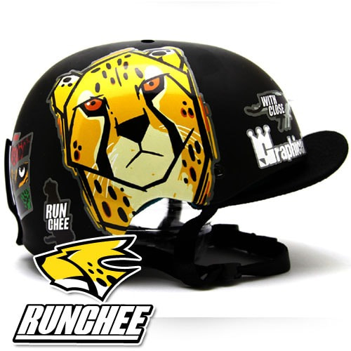 [돌돌] 0026-RUNCHEE-Helmet-07 런치 치타 헬멧 튜닝 스티커