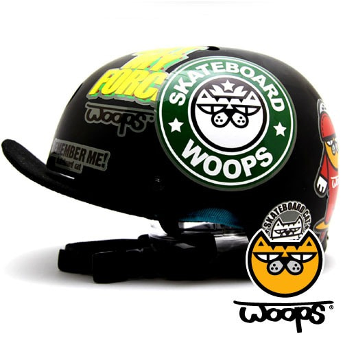 [그래피커] 0018-WOOPS-Helmet-11   헬멧 튜닝 스티커