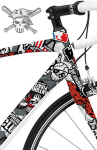 [그래피커] Antonio Pirate-bike-01 자전거 프레임 스티커