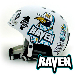 [그래피커] 0013-RAVEN_Helmet_01   헬멧 튜닝 스티커